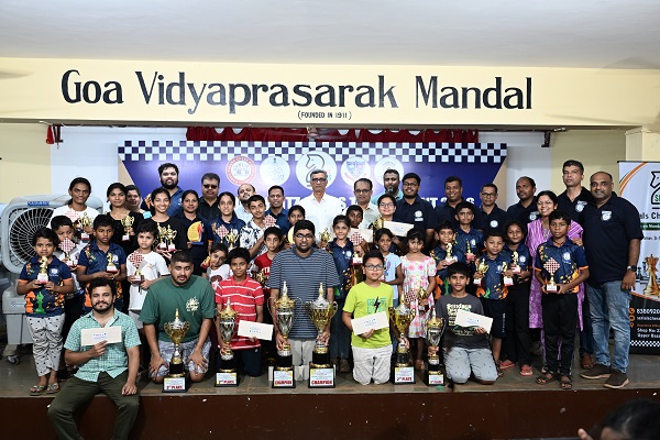 Mandar Lad dominates both Rapid & Blitz at All Goa Chess tournament