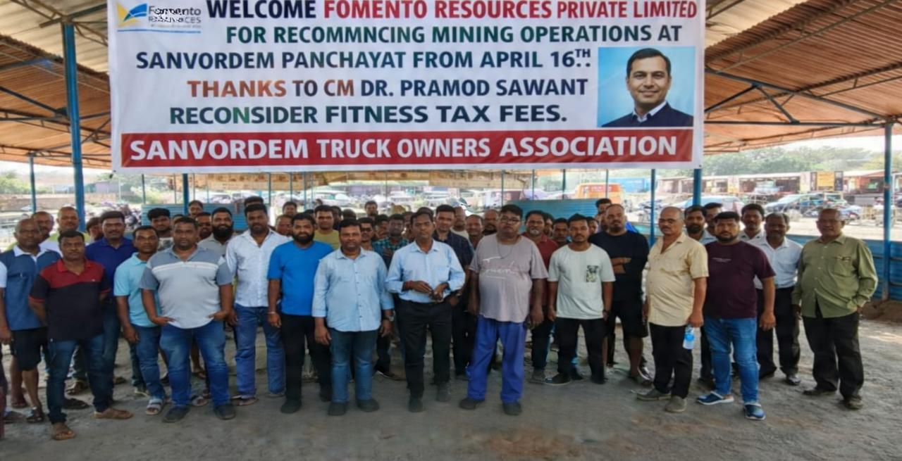 Sanvordem truck owners welcome resumption of mining by Fomento