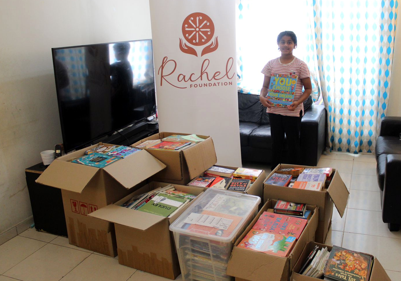Goan girl in UAE promotes 2nd reading project in Sri Lanka