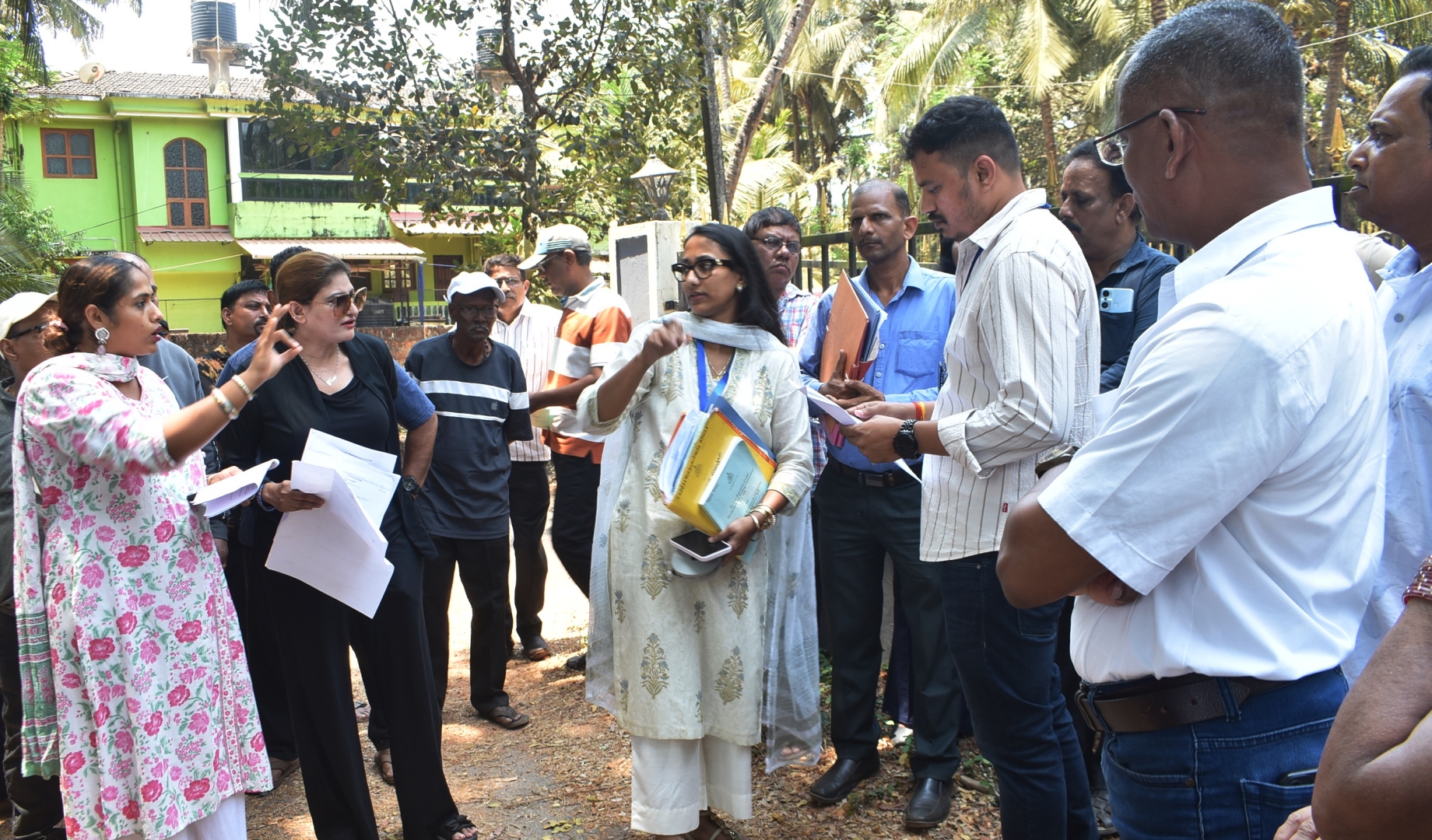 Housing row: TCP, p’yat inspect site in Navelim