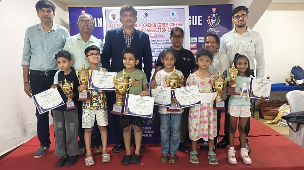 Vivaan, Sreeja crowned U-7 Goa State Chess Champions 2026
