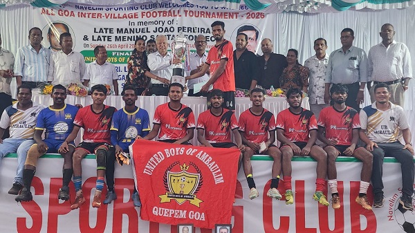 United Boys of Ambaulim emerge victorious