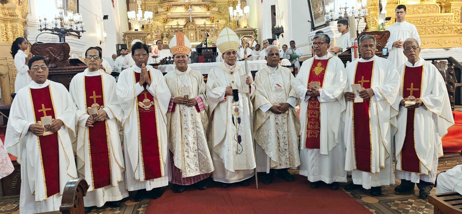 Six Diocesan priests mark golden jubilee at Margao