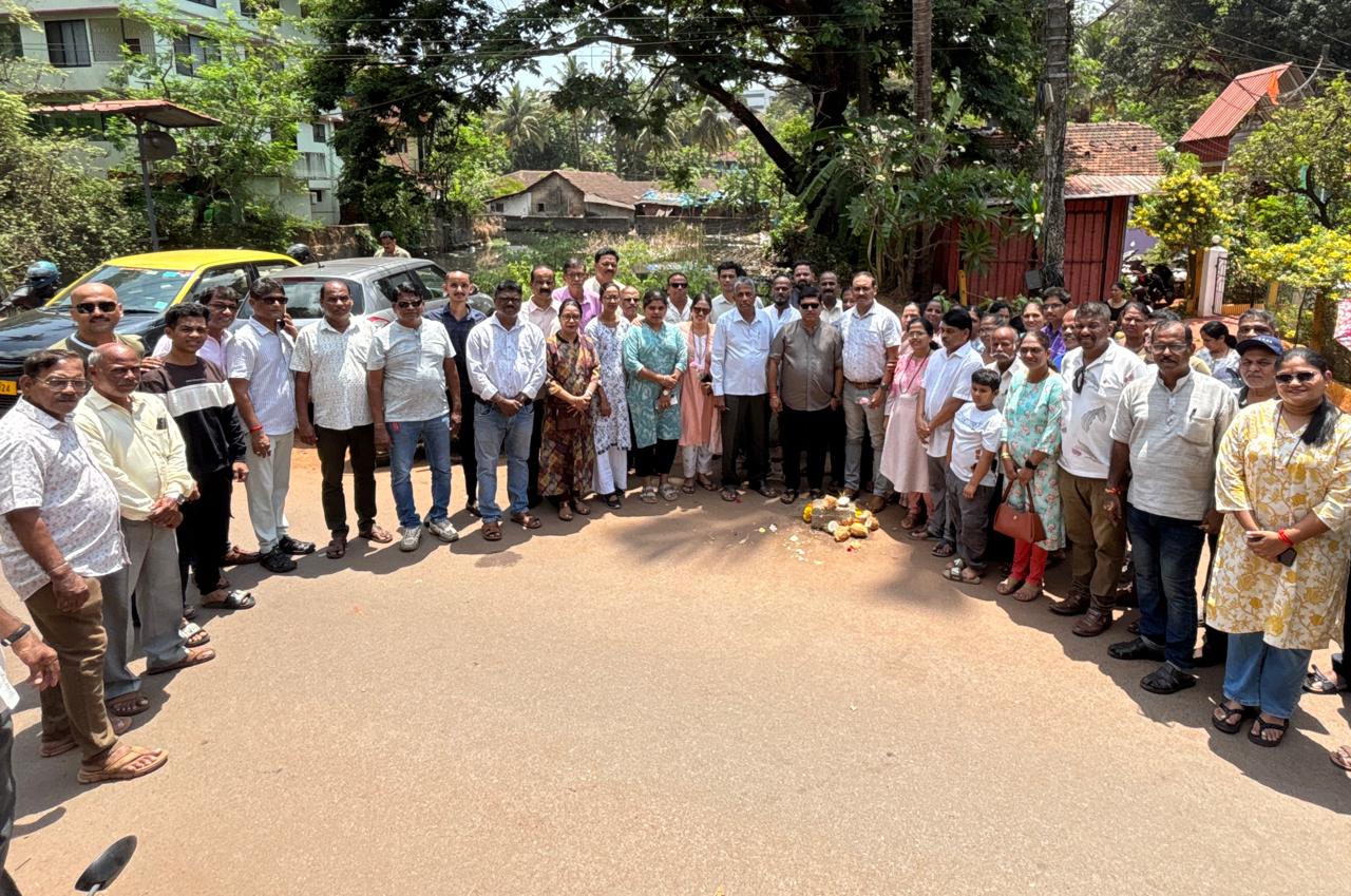 Nullah desilting near   Goa Shipyard launched