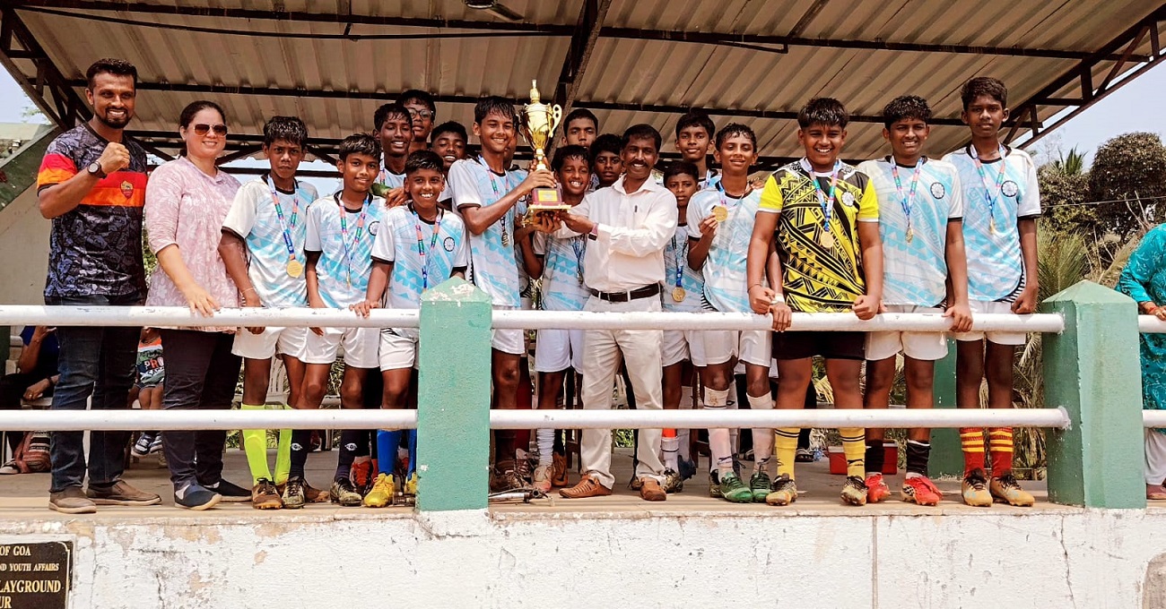 Mandrem school triumph in U-14 football final