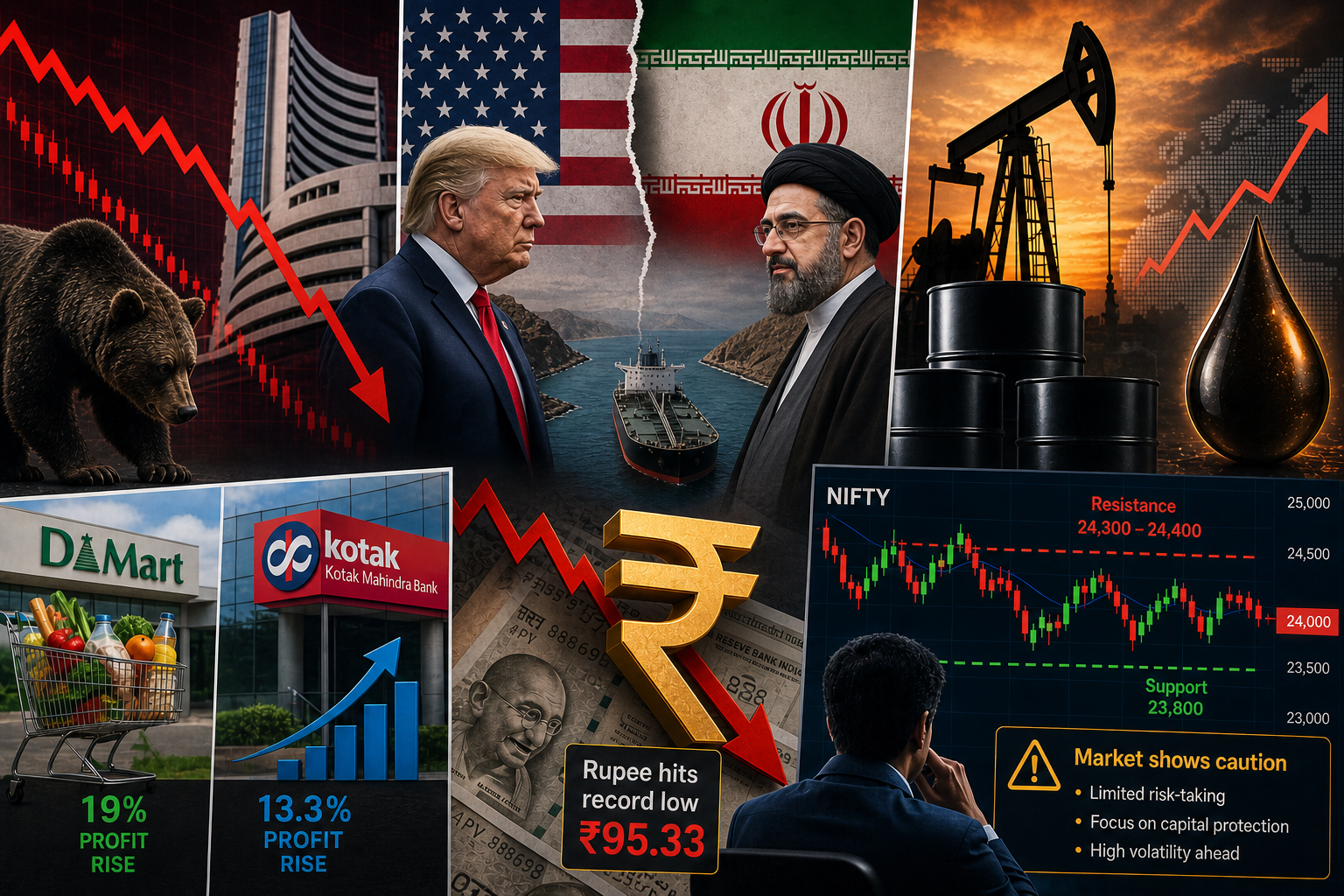 FINANCE | Oil, rupee, earnings, global tensions set to shape D-Street this week