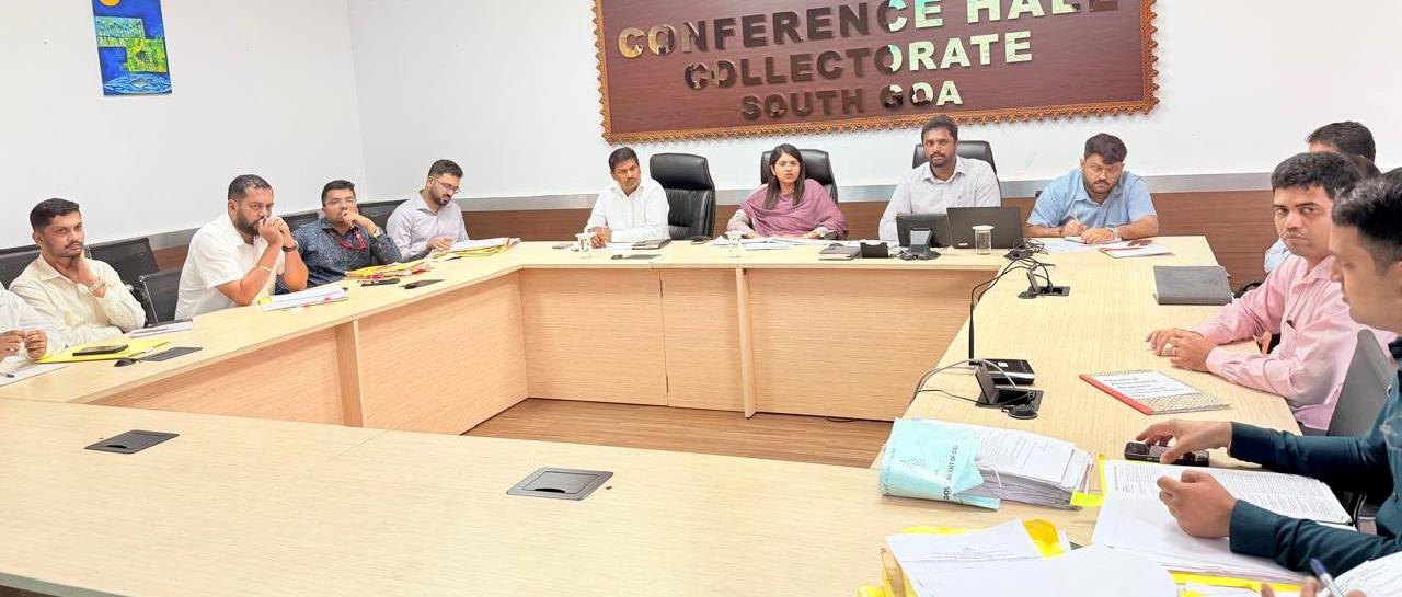 Collector reviews monsoon   preparedness in South Goa