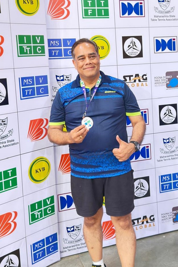 Gopani claims bronze at 32nd National Masters TT C'ships