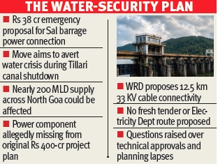 Sal barrage project faces flak over missing power infra