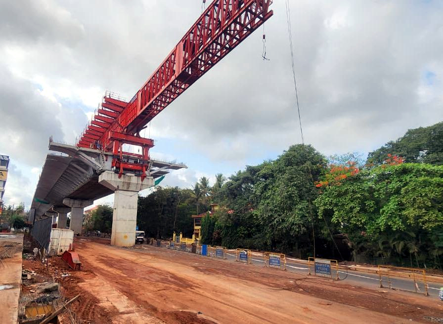 Monsoon challenge looms as Porvorim   elevated corridor work enters last leg