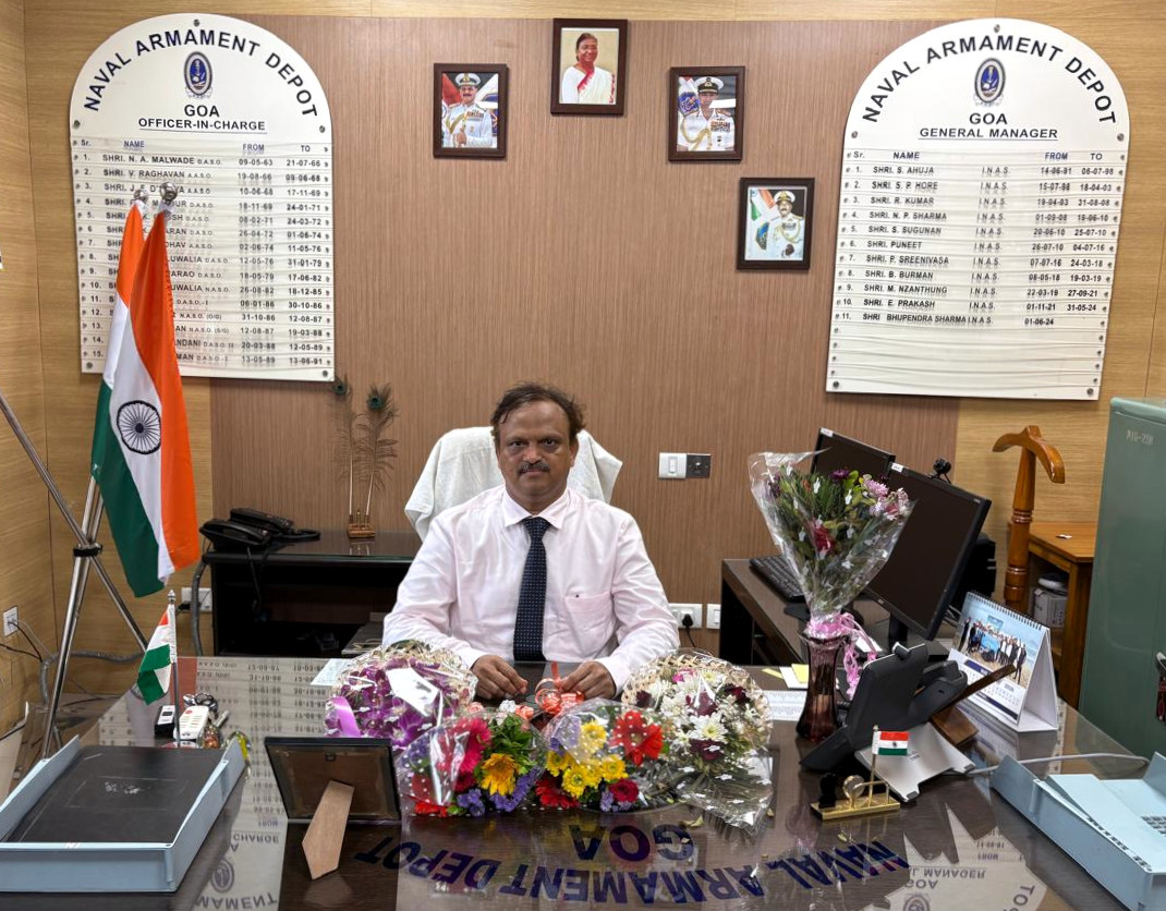 New GM for Naval Armament Depot Goa