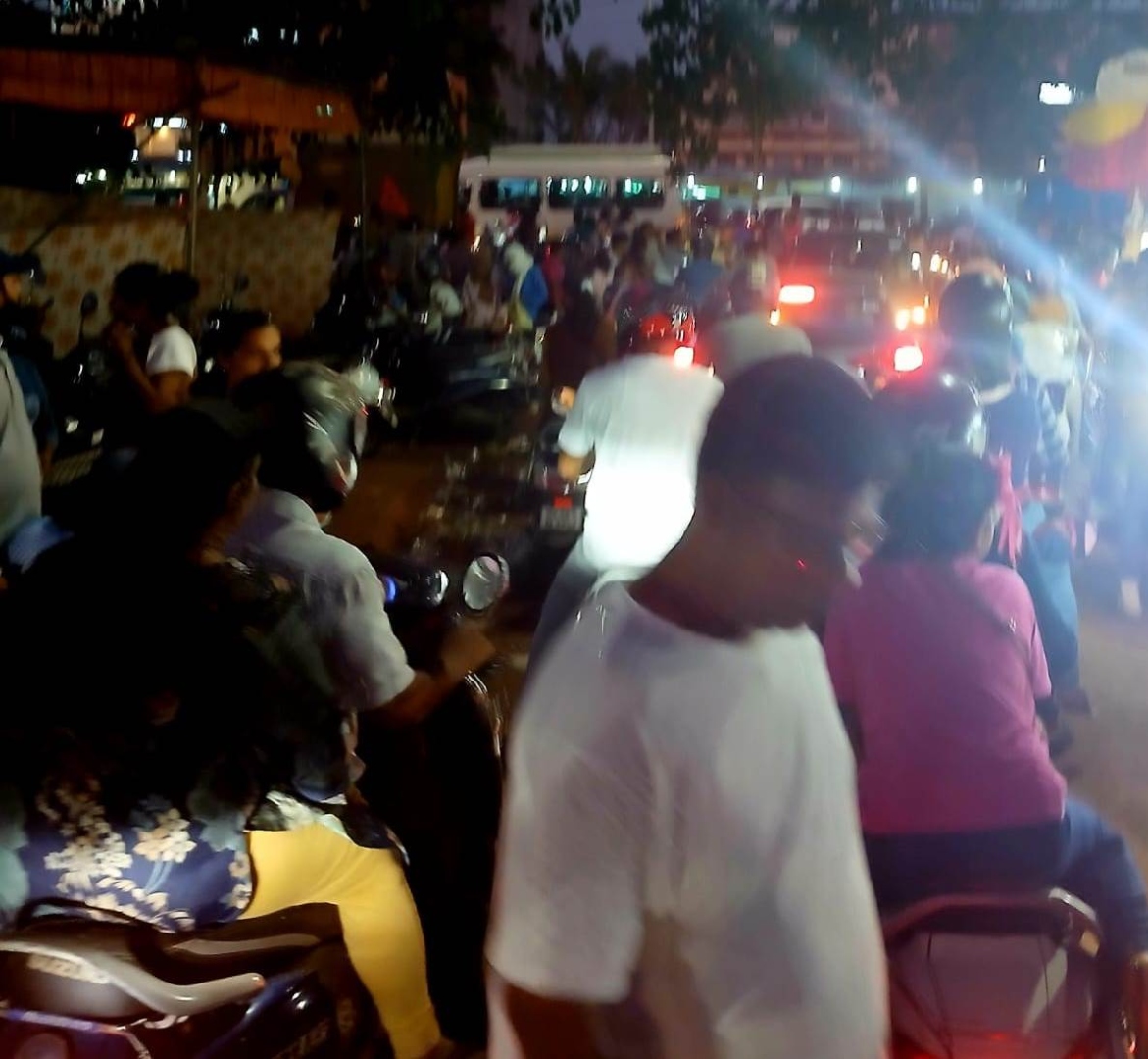 Traffic chaos mars final day of Purumentachem Fair in Margao