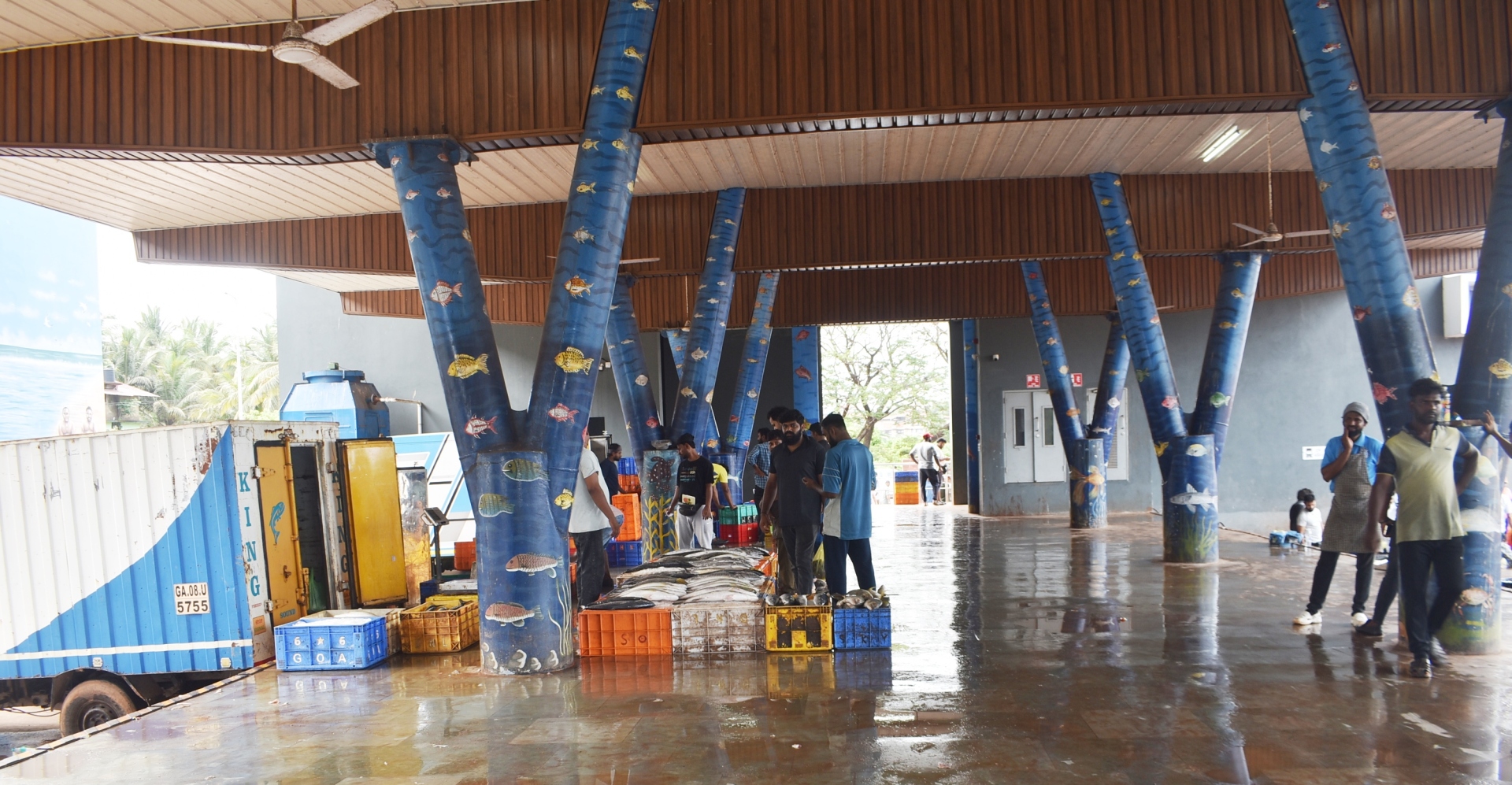Margao’s redeveloped fish market springs to life before formal launch
