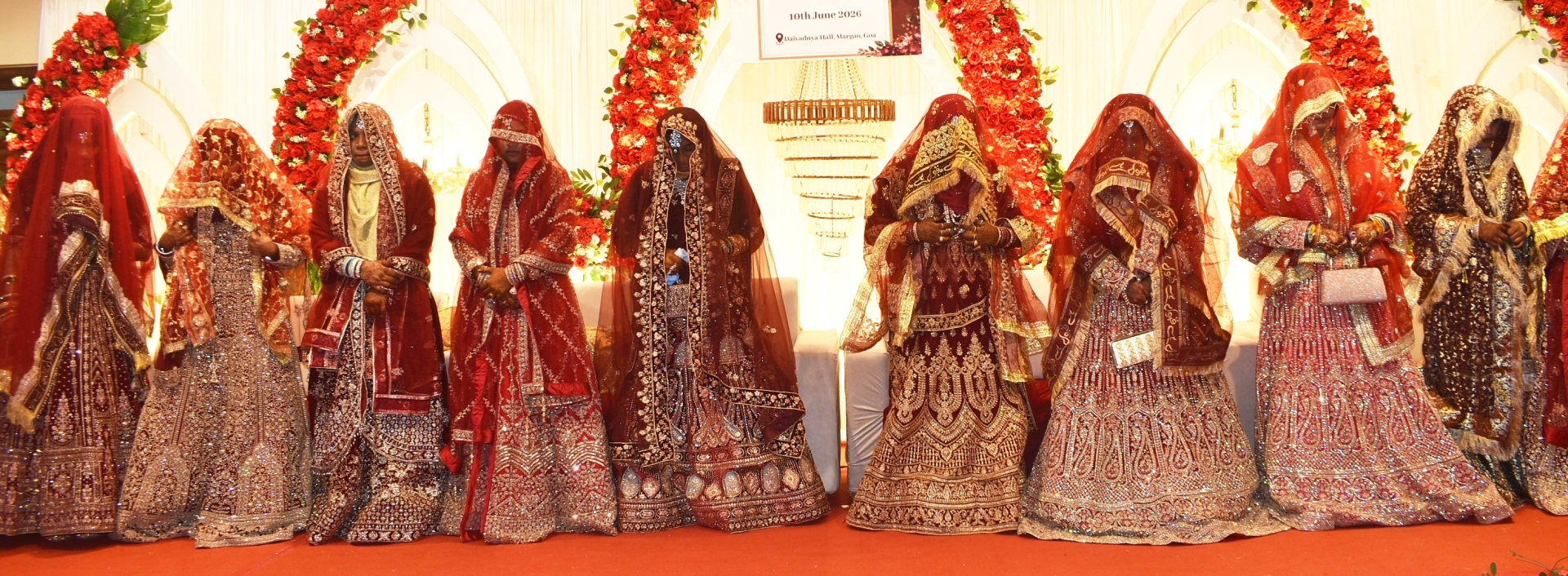 Blessed beginnings: 15 couples tie the knot at Goa’s first mass nikah