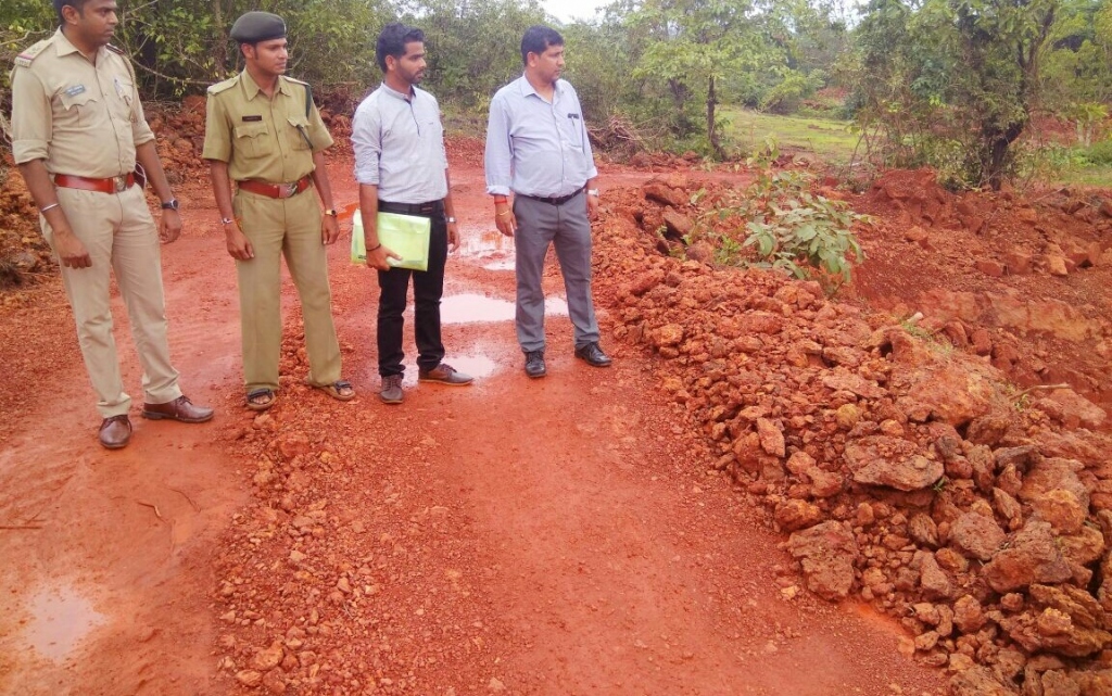 Illegal stone quarry raided in Dharbandora