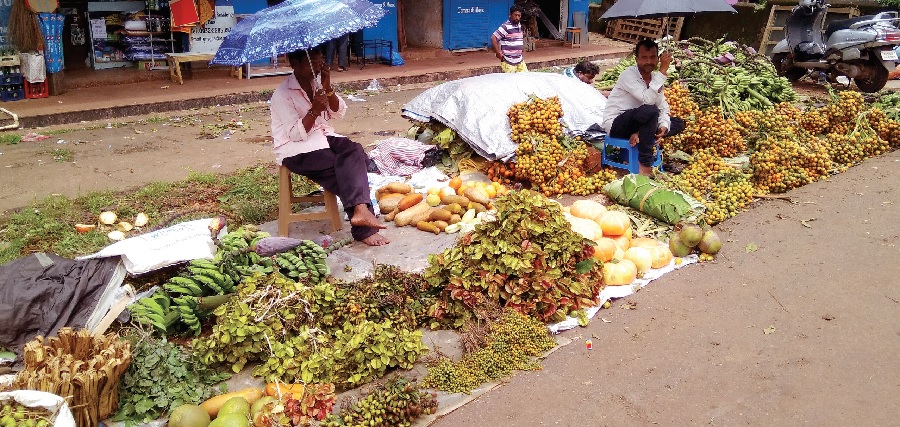 Mother Nature's fond offerings - Matolli Bazar in Banastari