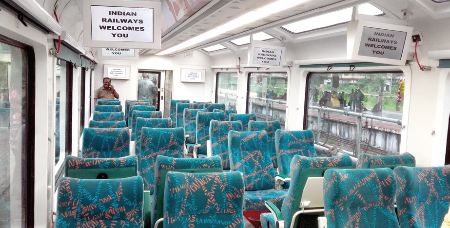 Vistadome coach of Janshatabdi  Express offers ‘special treat'