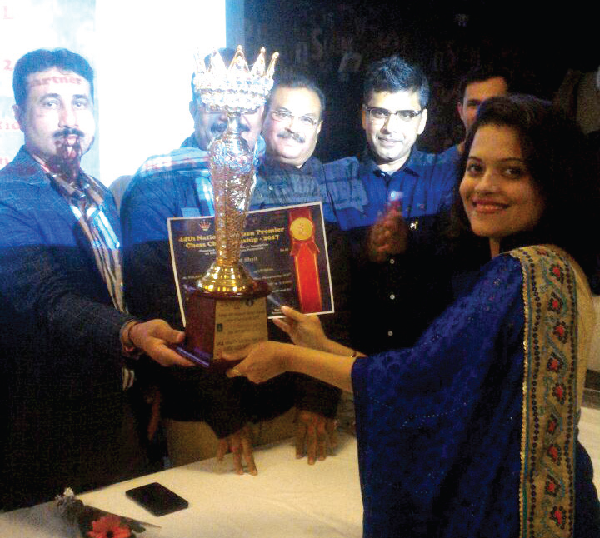 Bhakti emerges runner-up at Premier Chess Championship