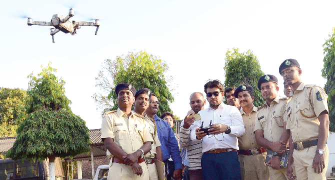Goa Police first in the country to employ aerial surveillance technique for security