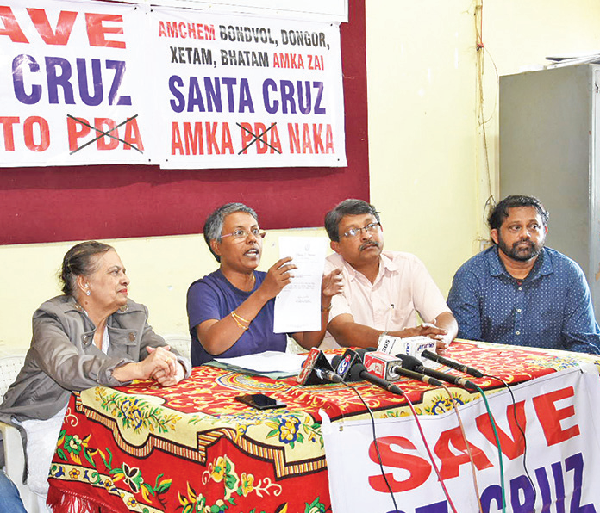St Cruz MLA says he is with villagers on PDA
