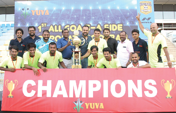 Dempos win YUVA’s first  corporate football title