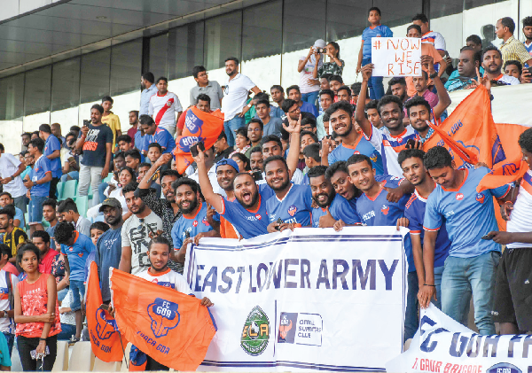 East Lower Army: vociferous cheering squad goes extra mile to support FC Goa
