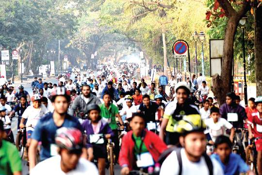 Over 400 cyclists flood Panaji’s streets at Fomento Media’s City on Cycle ride
