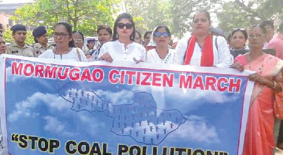 Hundreds rally against coal pollution in Vasco despite cancellation of permission