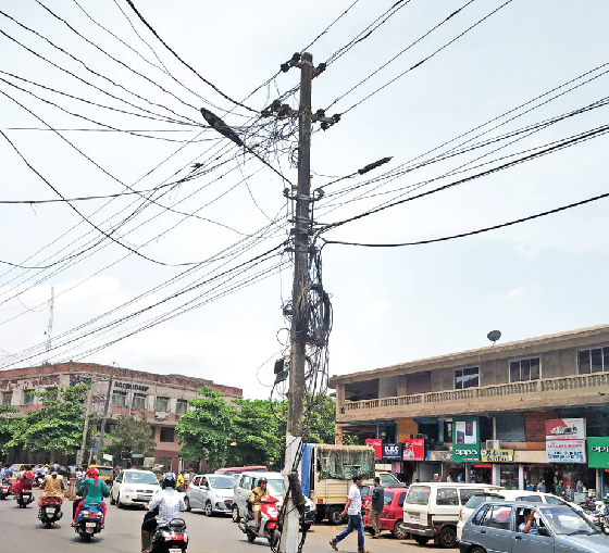 Dangling cables pose risk, give shabby look to city