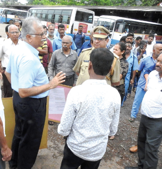 Margao KTC bus stand inspection reveals gross inadequacies; RTO, Corp resort to blame games