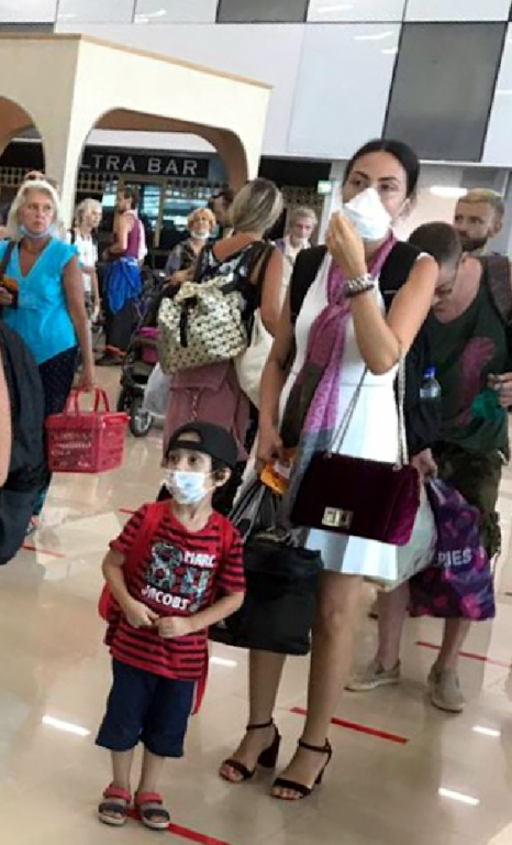 36th relief flight leaves for  Russia with 426 passengers