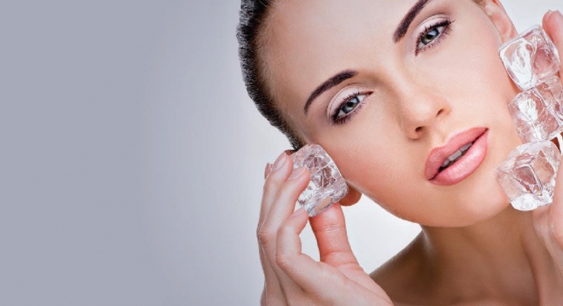 Pamper your skin with an ice facial