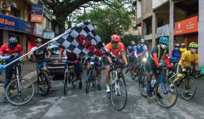 TriGoa’s century ride draws a huge crowd, over 100 cyclists compete