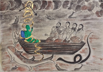 ﻿Kamaldeep Kaur's artwork displayed at Carpe Diem