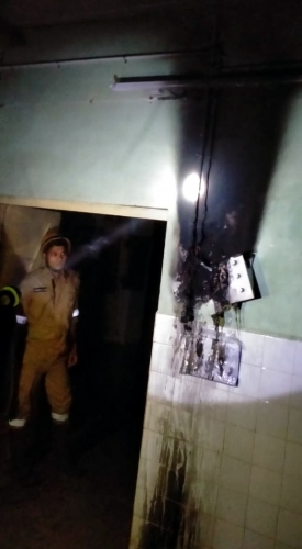 Fire mishap at Kasarwarne PHC