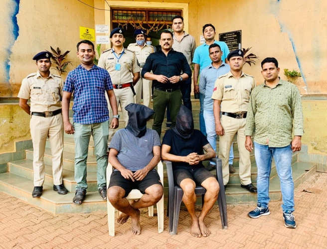 ﻿Cannabis plants, drugs worth Rs 20 lakh seized in Korgao, 2 arrested