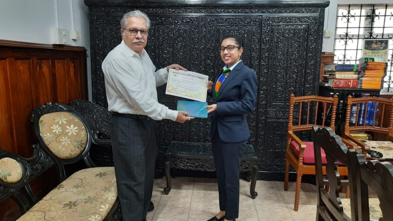 VMSIIHE students win slogan   writing contest by DLSA