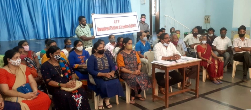 Demand for govt jobs to kids of freedom fighters