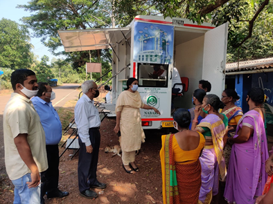 ﻿Mobile ATM van of GSCB brings banking   facilities to Kevona village