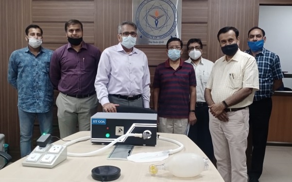 ﻿IIT Goa develops mechanical ventilator