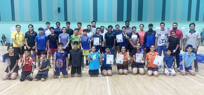 State badminton c'ship: Karan, Anjana win double crowns