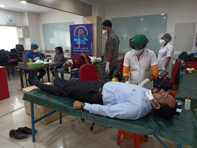 The Goan EveryDay Blood donation camp held at Margao