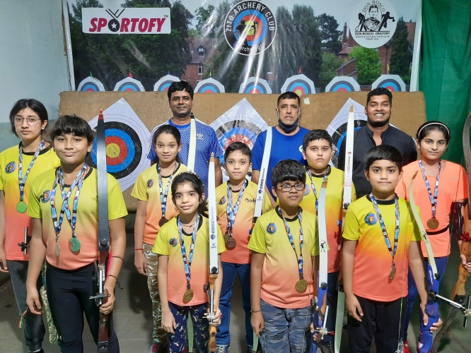 ﻿DBO Panaji archers, skaters shine