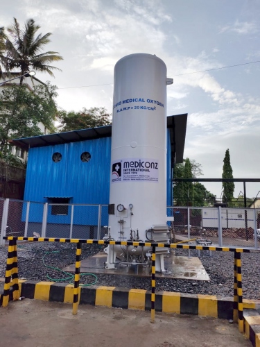 Boosting Covid infra: Govt installs new oxygen tank at Mapusa’s Asilo