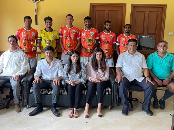 Sporting Clube felicitate Pro League-winning team