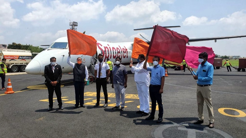 1st direct Goa-Rajkot flight takes off