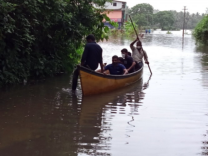 Floods wreak havoc in Pernem taluka, several villages flooded