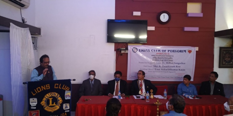 ﻿Dr Sangodkar installed Lions president