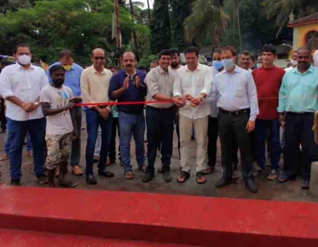 Seven Visarjan   platforms built  in Saligao: MLA