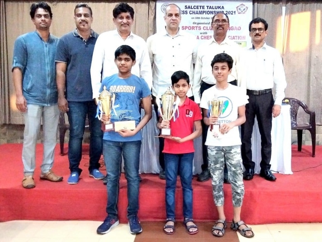 Ethan clinches Salcete Open Chess Championship title